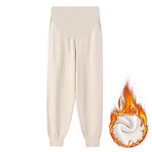 Casual φαρδύ παντελόνι με ή χωρίς ζεστή επένδυση για έγκυες γυναίκες