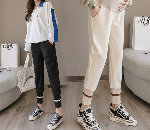 Alkalmi nadrág terhes nők számára - két modell