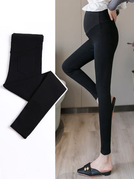 Napi női leggings széles gumiszalaggal terhes nők számára