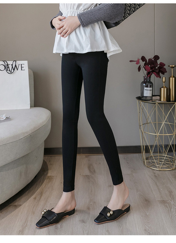 Napi női leggings széles gumiszalaggal terhes nők számára