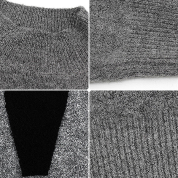 Női pulóver terhes nők számára polo gallérral