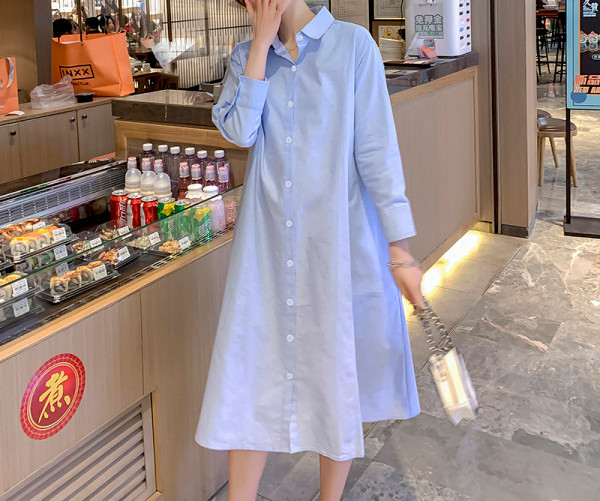 Uue mudeli kevadkleidi lõikega mudel rasedatele