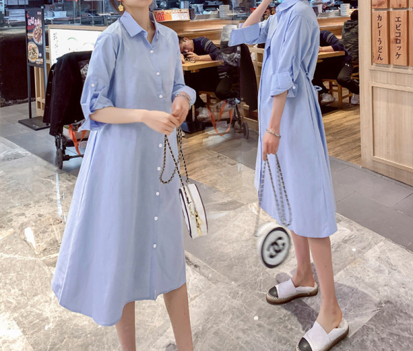 Uue mudeli kevadkleidi lõikega mudel rasedatele