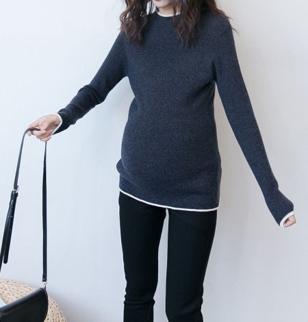 Džemper za trudnice - čisti model