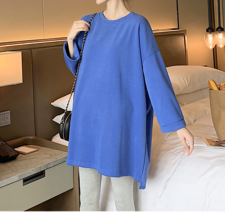 Női blúz terhes nőknek - széles modell