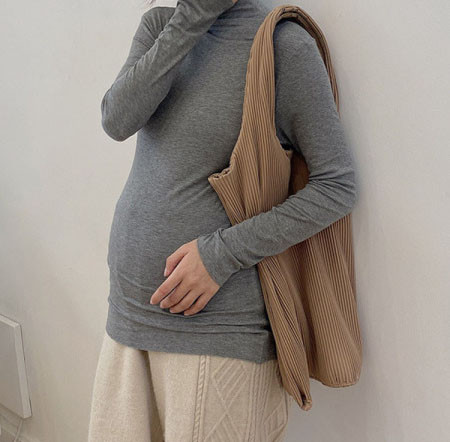 Ležerna bluza s dugim rukavima - za trudnice