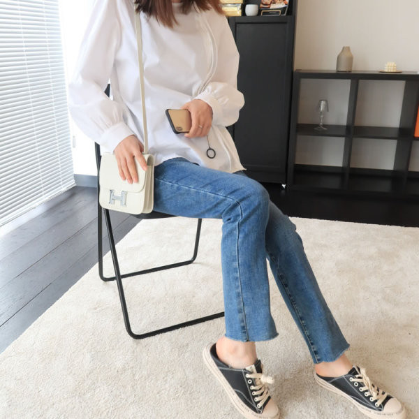 Kék színű gumis női farmer kismamáknak