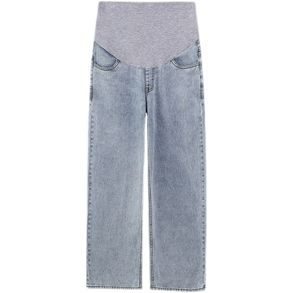 Φαρδιά τζιν με τσέπες για έγκυες γυναίκες