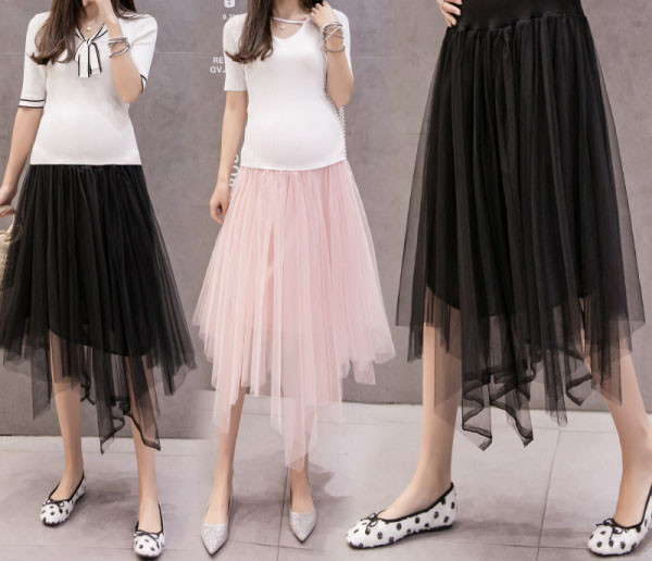 Modernus sijono kirpimo modelis nėščiosioms