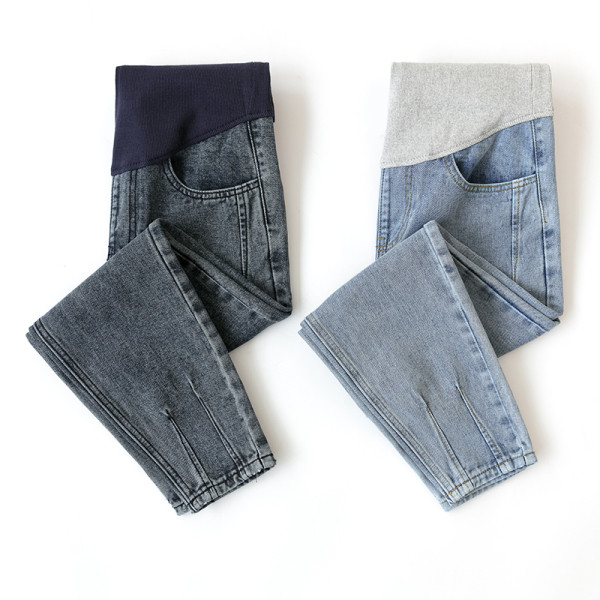 Uus taskutega teksapükste mudel - rasedatele