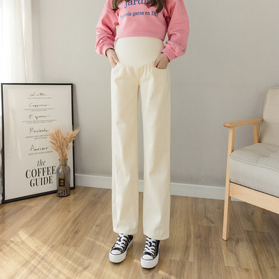 Egyenes modell farmernadrág terhes nők számára