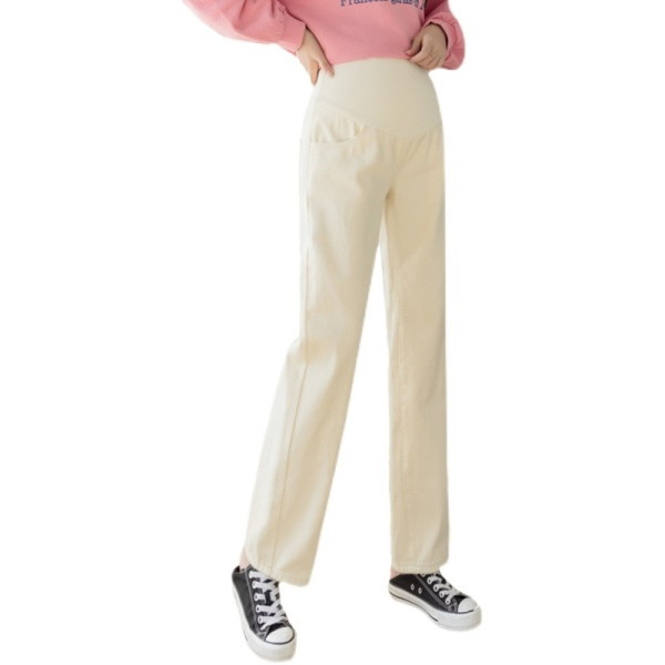 Sirge mudeliga teksapüksid rasedatele