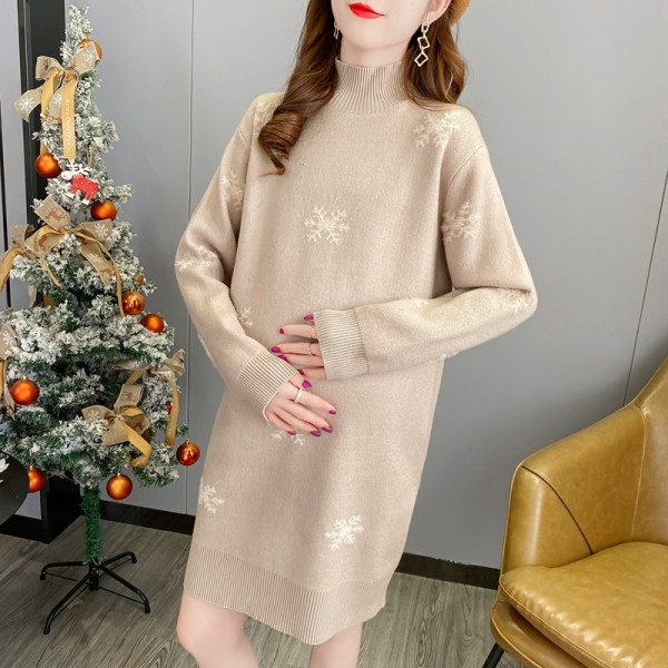 Tuunika rasedatele lumehelveste ja polokaelusega