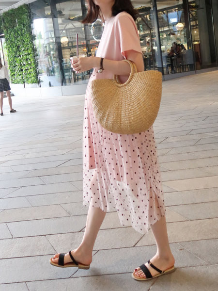 Γυναικείο φόρεμα με κοντά μανίκια και οβάλ λαιμόκοψη κατάλληλο για εγκύους