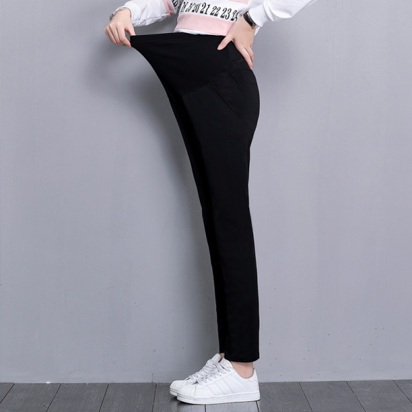 Musta värvi naistepüksid rasedatele