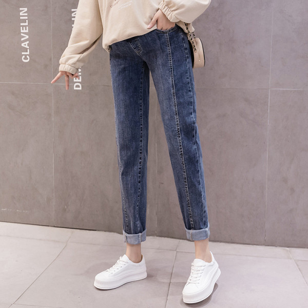 Uus taskutega teksapükste mudel rasedatele