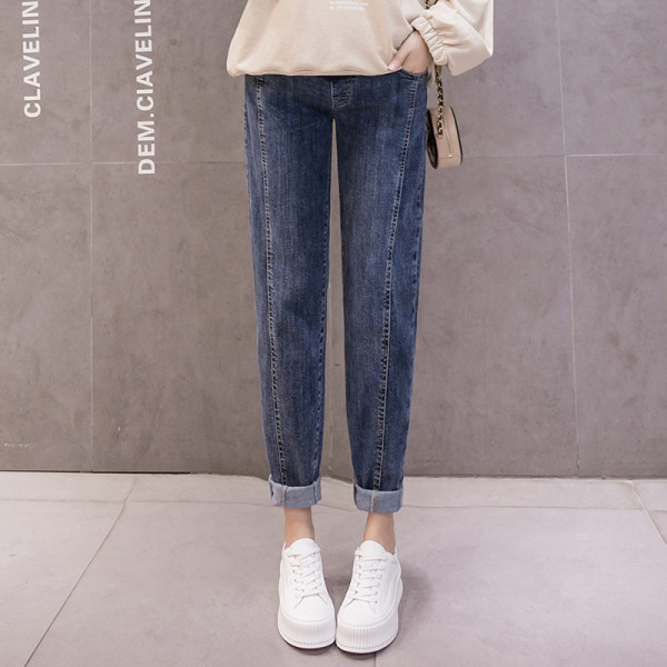 Uus taskutega teksapükste mudel rasedatele