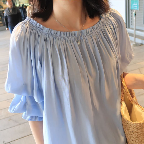 Naiste vabaaja pluus paatkaelusega