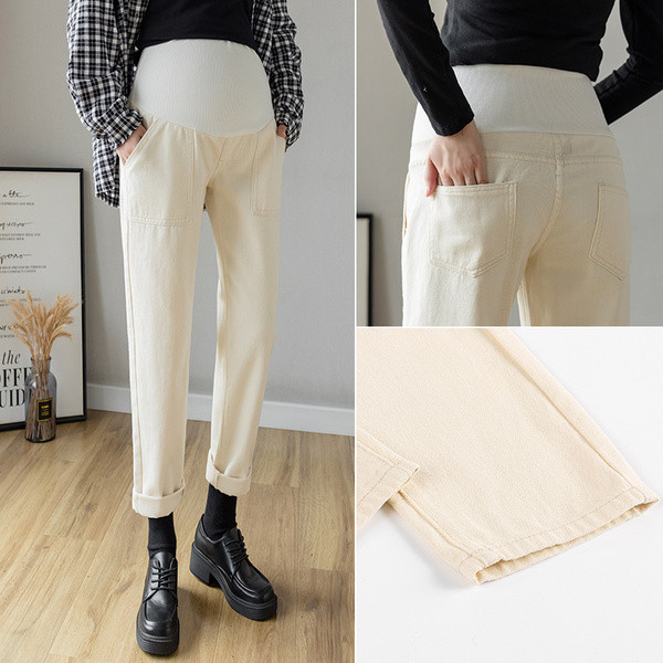 Valged sirge mudeli teksad elastse vöökohaga