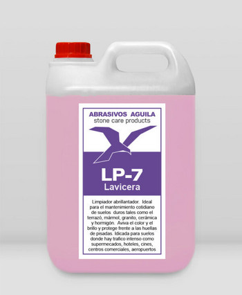 LP - 7, подходящ за почистване на силно замърсени дограми (разяждащ лепенки), подходящ и за подове, 5 литра