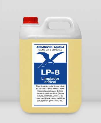LP - 8, препарат против котлен камък, за санитария и твърди подови повърхности, машинна обработка и стъклени повърхности, 5 литра