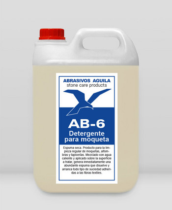 AB-6 - препарат за машинно пране на килими и мокети, 5 литра
