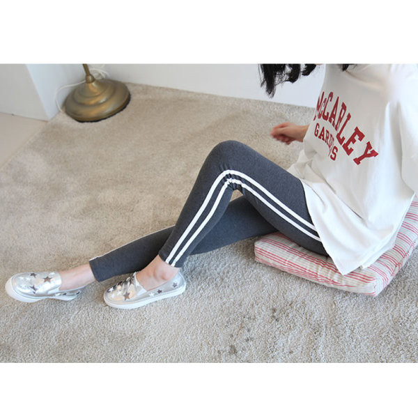 Elasztikus derékkal rendelkező női napi leggings terhes nők számára