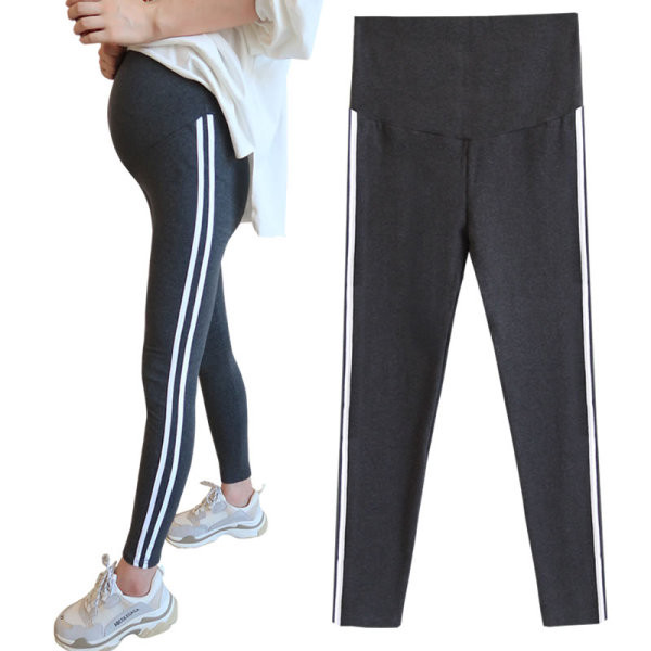 Elasztikus derékkal rendelkező női napi leggings terhes nők számára