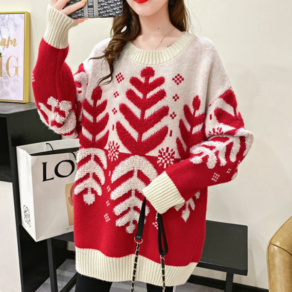 Ingyenes modell pulóver terhes nők számára ovális nyakkivágással