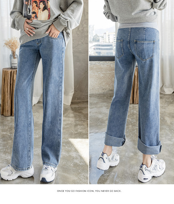 Széles farmernadrág terhes nők számára