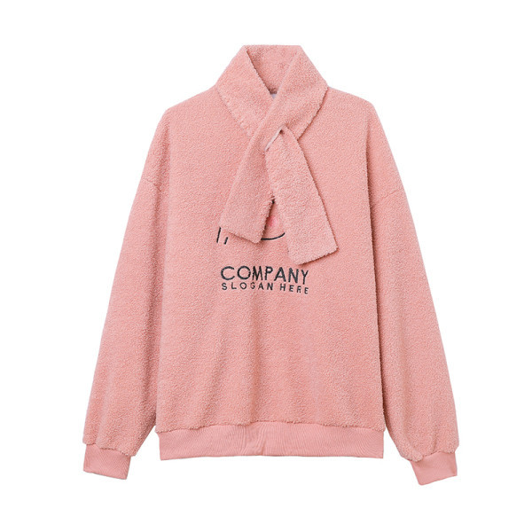 Naiste sviiter rasedatele ümara kaelusega ja salliga