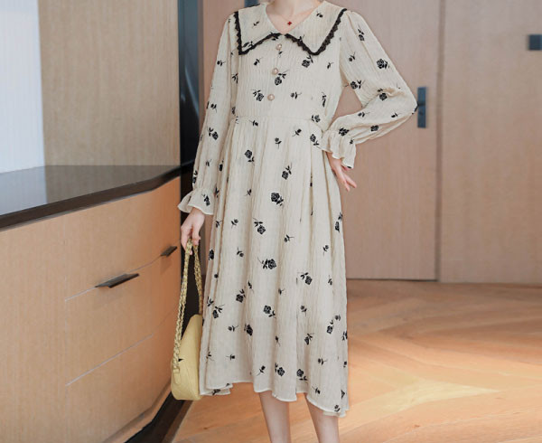 Alkalmi ruha hosszú ujjal - terhes nők számára