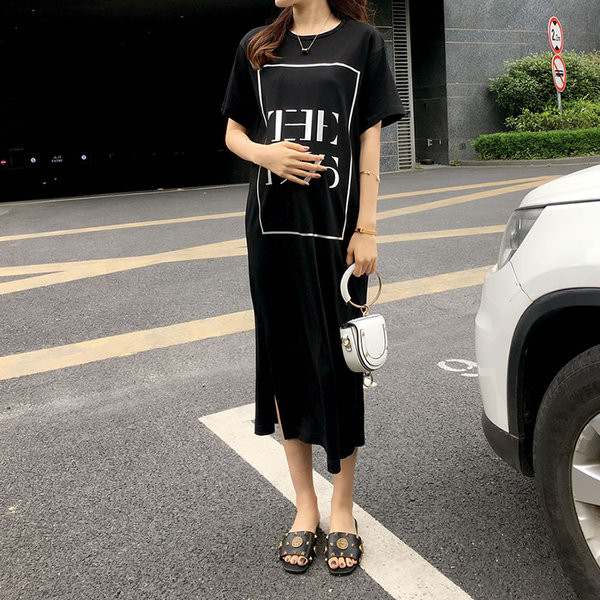 Új modell női hosszú ruha terhes nők számára