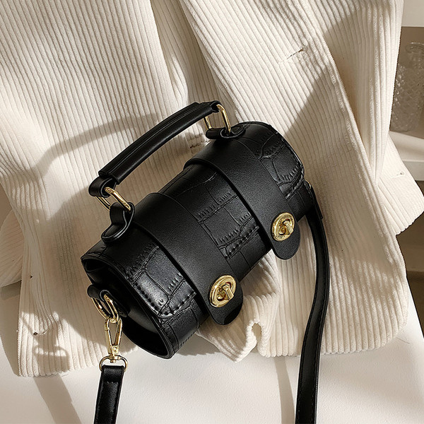 Moderna ženska kožna torba s kratkom i dugom ručkom