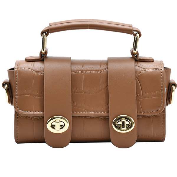 Moderna ženska kožna torba s kratkom i dugom ručkom