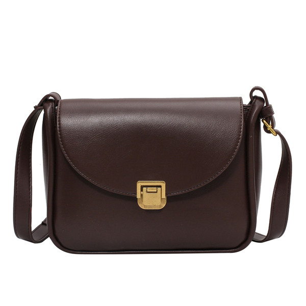 Ženska svakodnevna kožna torba s metalnim kopčanjem