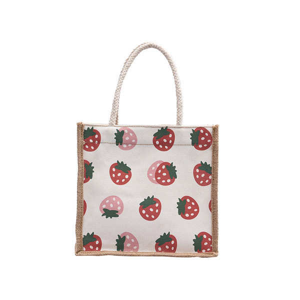 Női alkalmi táska színes mintával, rövid füllel