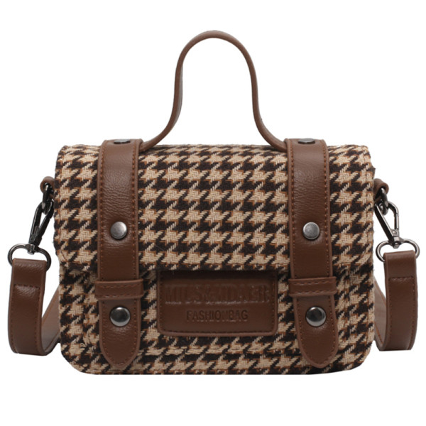 Új modell kockás válltáska több színben