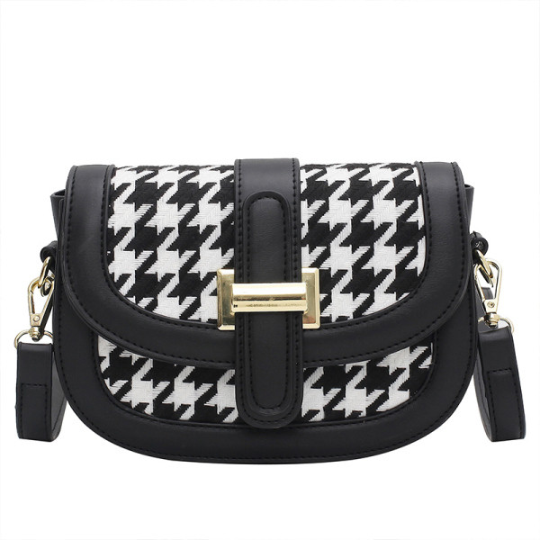 Új modell női kockás táska hosszú füllel