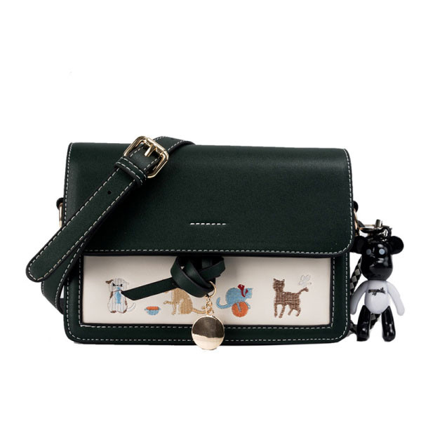 Ženska kožna torba sa aplikacijom