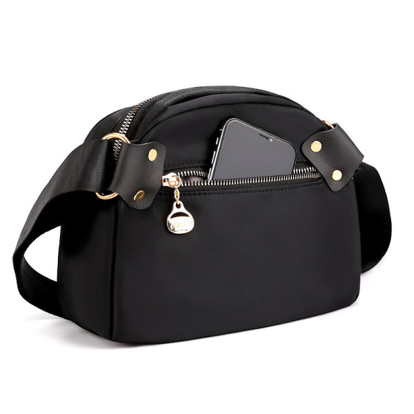 Mitmes värvitoonis vabaaja naiste kott luku ja pika sangaga