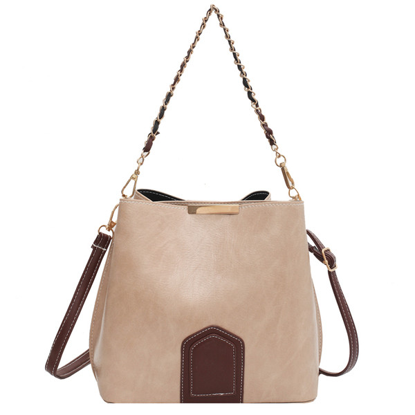 Ležerna kožna torba s kratkom i dugom ručkom