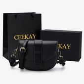 Νέο μοντέλο γυναικεία έκο δερμάτινη τσάντα με μακριά λαβή