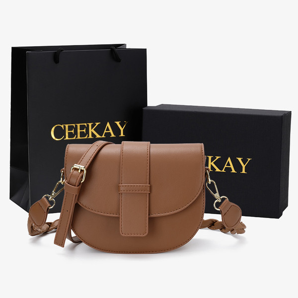 Νέο μοντέλο γυναικεία έκο δερμάτινη τσάντα με μακριά λαβή