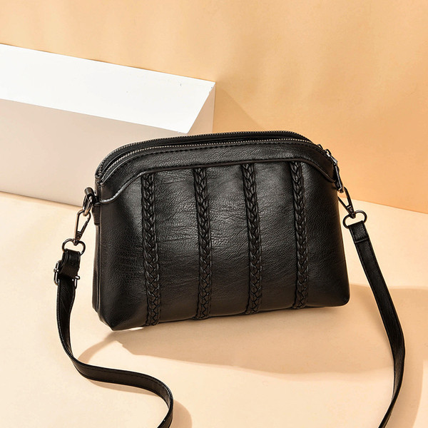 Öko-nahast vabaaja õlakott - mitut värvi