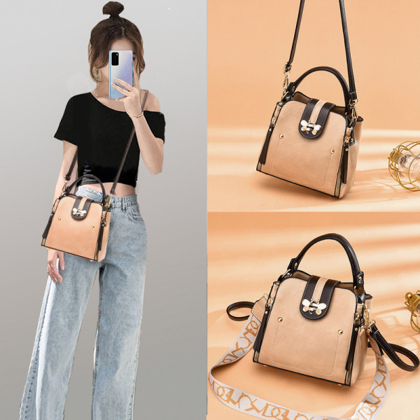 Γυναικεία τσάντα νέο μοντέλο με μεταλλική αγκράφα - μέλισσα