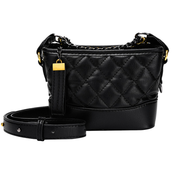 Ženska kožna torba s dugom ručkom i patentnim zatvaračem