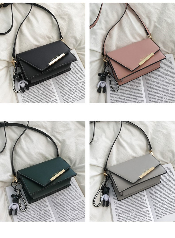 Uue mudeli metallist pandlaga ja A-sümmeetrilise kinnitusega naistekott