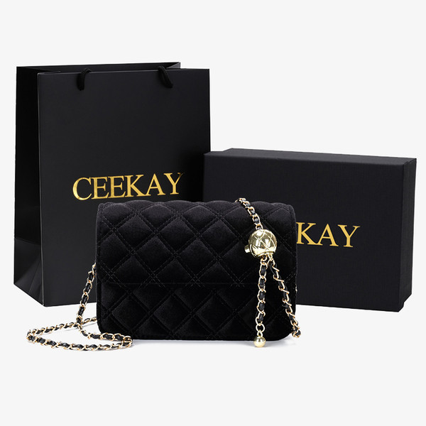 Moodne naistekott kuldse ketiga