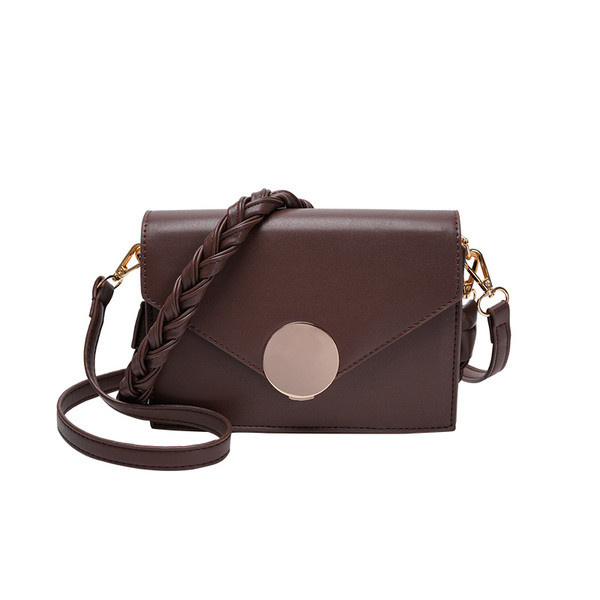 Női bőr táska hosszú füllel és csattal